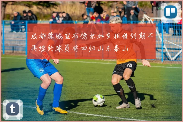 成都蓉城宣布德尔加多租借到期不再续约球员将回归山东泰山